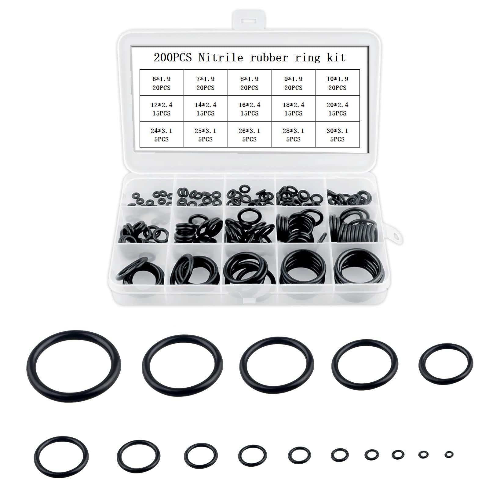 Elezenioc 200 PCS,Wrench Adjustable, Spanner Wrench 6-68mm, Wide Jaw Aluminum Alloy Wrench,with Short Handle Ultra-Thin Shifting Spanner Tap Plumbing Basin Wrench Hand Repair Tools