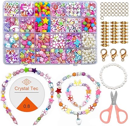 Zesnice Perline Colorate Perline Braccialetti Perline Per Bigiotteria Fai Da Te 24 Stili Fai Da Te Set Di Perline Bracciali Amicizia Collane Artigianato Set Per Ragazze Bambini Amazon It Casa E Cucina