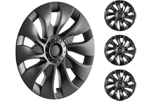 VEVOR Tesla Model 3 Wheel Covers Hubcaps 18 Inch, 2017-2023 Model 3 Fully Fit Hubcap with Snap Set of 4 Same Side, Guard Tape