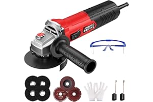 Avhrit Angle Grinder 10 Amp, 4-1/2 inch Power Angle Grinder Tools with 13000 RPM, 1200W Small Angle Grinder for Cutting, Grinding, Polishing