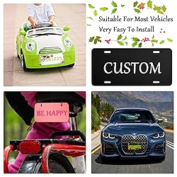 Custom License Plate for Front of Car, Personalized
