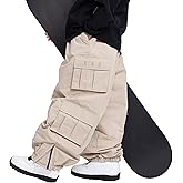 SNOWVERB Womens Mens Baggy Waterproof Snowboarding Pants Unisex Snow Cargo Warm Insulation Ski Pants
