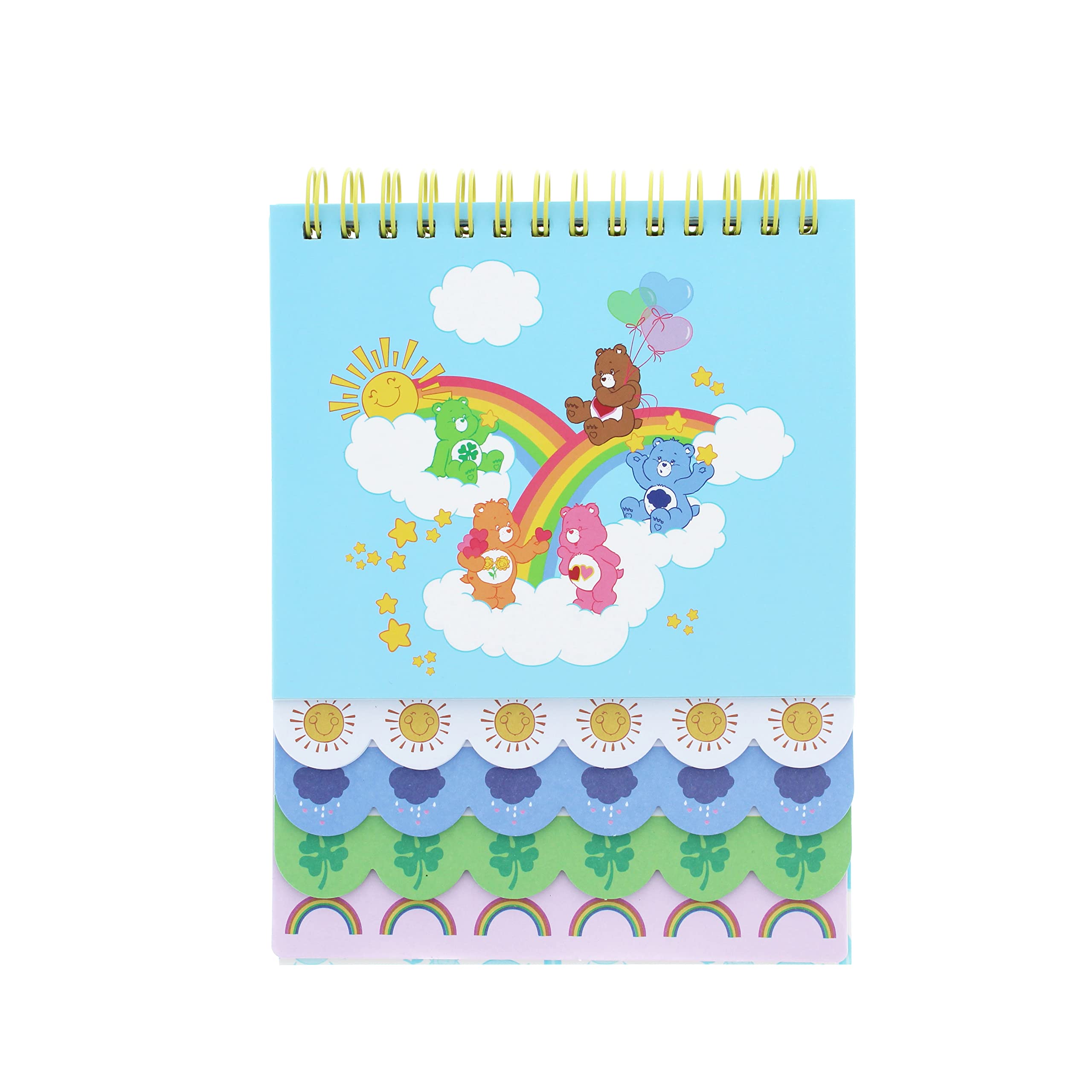 Blueprint Collections Care Bears Small Layered Notebook | Cute Writing Pad for Kids | Care Bears Stationery | Fun Notepad for School | Back to School Supplies
