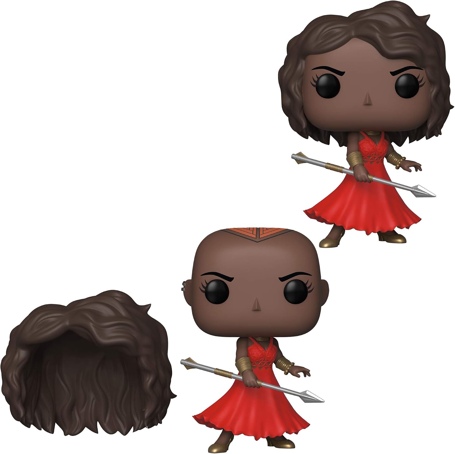 Funko Pop! Marvel: Black Panther - Okoye, Multicolor, 3.75 inches