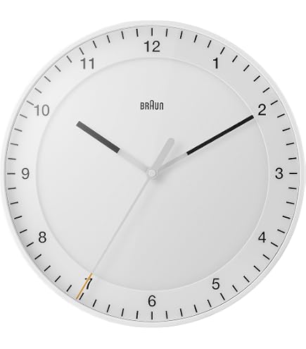 Amazon.com: Braun Analogue Time Teacher Wall Clock with Silent