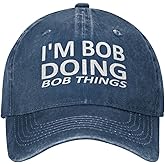 Im Bob Doing Bob Things Hat for Men Dad Hats with Design Hat