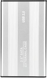 Annadue 2.5in 3TB Portable External Hard Drive Enclosure USB2.0 HDD SSD Silver view 5