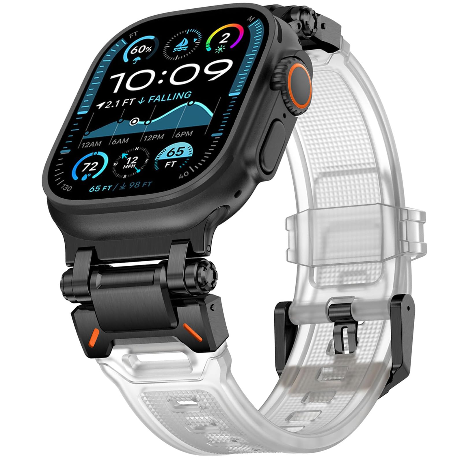 WINGLE Silicone Rubber Bands for Apple Watch Band
