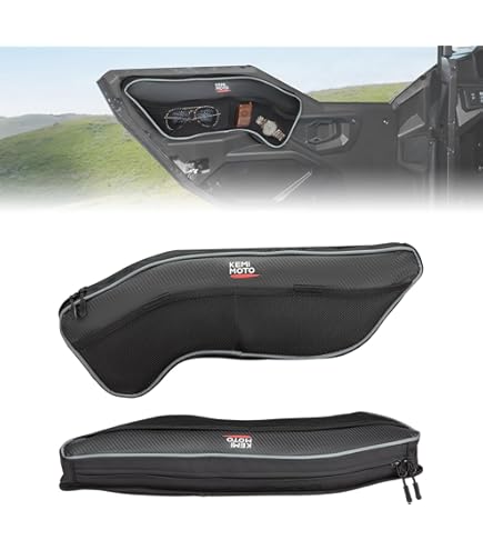 LKV UTV Dashboard Storage Bag For Polaris General/XP 1000 (2016-2024) - No Drill, Waterproof Center Console Bag