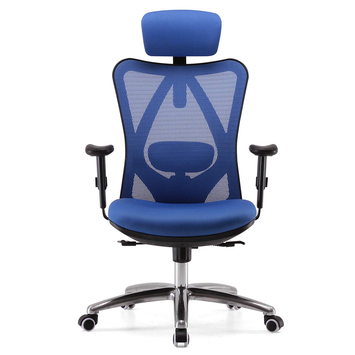 Buy SIHOO Ergonomic Office Chair, Adjustable Headrest and Lumbar  Support,High Back Computer Chair(Blue) Online at desertcartGuatemala