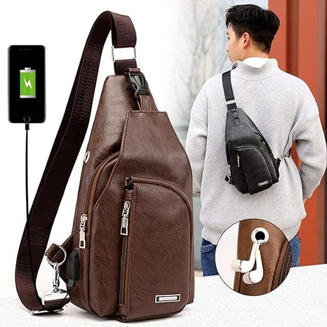 right shoulder sling bag