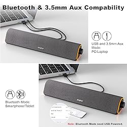 SOULION R50 Bluetooth Computer Speakers, 3.5mm PC