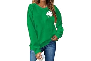 Ithalt St Patricks Day Shirt Women Lucky Irish Shamrock Tshirt Saint Patricks Day Tee Tops Green Long Sleeve Shirts