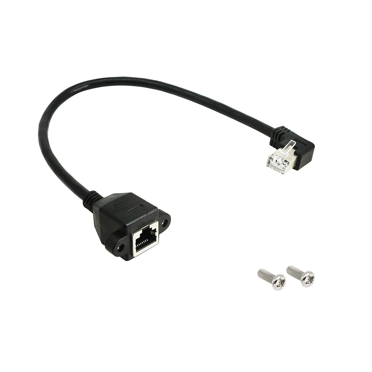 SinLoon RJ45 Adapter Cable 90 Angle Right Male to Famale