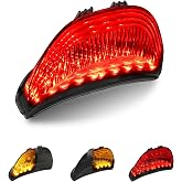 QUASCO Led Brake Tail Light Smoked Taillights with Turn Signal Compatible with Honda CBR600RR 2003-2006, CBR1000RR 2004-2007