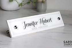 Desk Name Plate Plaque Personalized with your Name