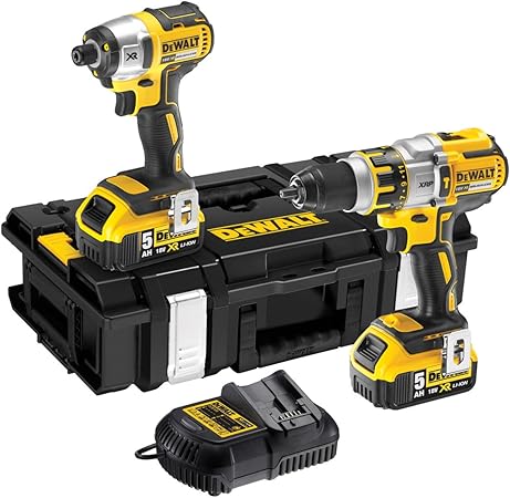Dewalt Dck255p2 Perceuse Visseuse Percussion Dcd995 Visseuse Choc Dcf886 18v 5ah Amazon Fr Bricolage