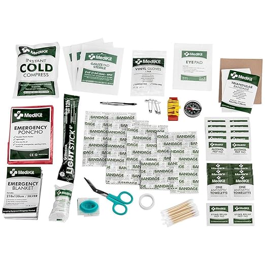 MediKit Deluxe First Aid Kit (115 Items) The Most Essential