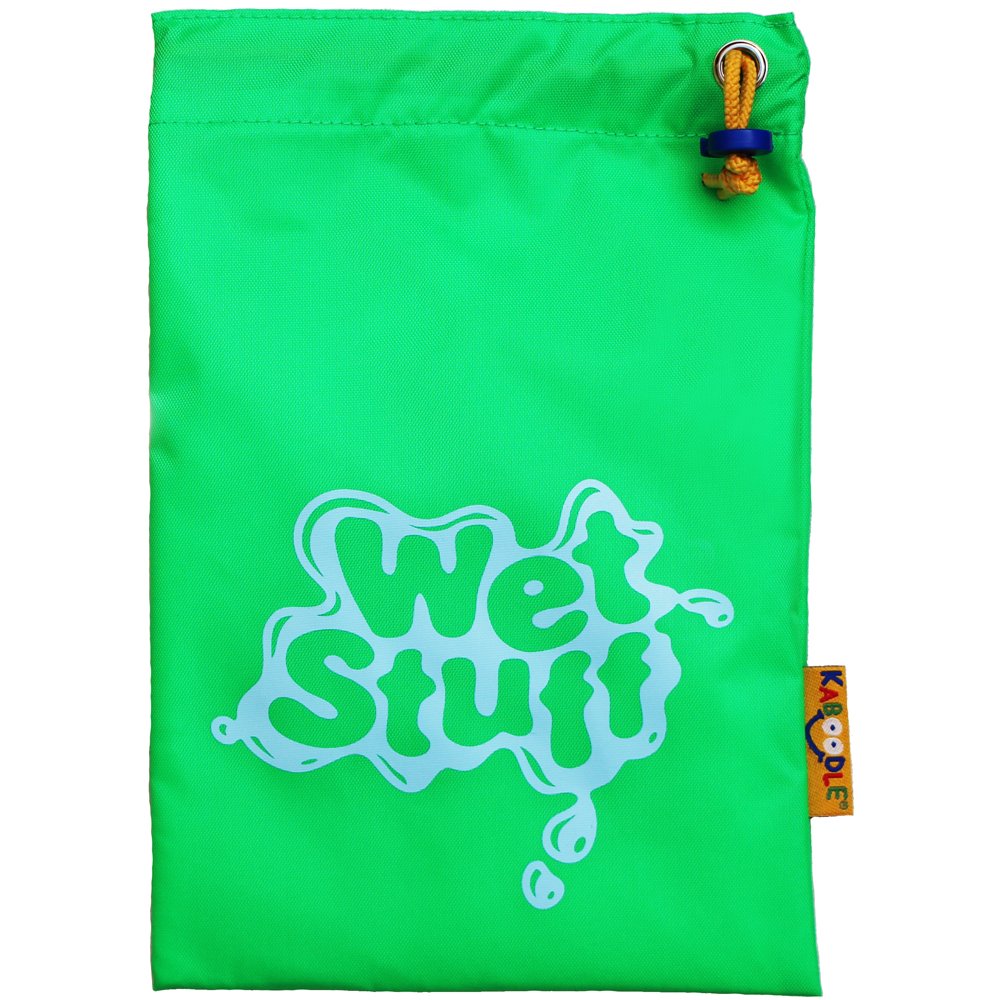 Kaboodle Childrens Waterproof Wet Stuff Bag - Lime Green