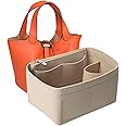 Lckaey Purse Organizer insert for picotin 22 insert 1098beige-M