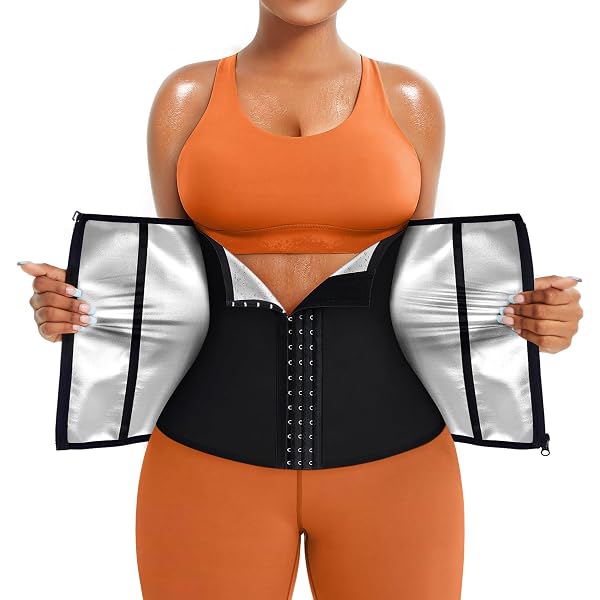 thumbnail image 2 of LILVIGOR Waist Trainer Sweat Belt – Lower Belly Fat Burner, Sauna Shapewear Wrap, Unisex S-3XL 2 of 6