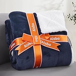 Aisbo Warm Throw Blanket Single - Extra Thick