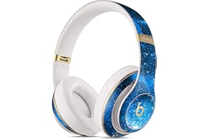 iiRov Design Skinz Blue Hue Nebula Full-Body Protective Skin Wrap Decal Compatible with The Beats by Dre Studio 2 or 3 Remastered Wireless Headphones