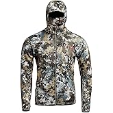 SITKA Traverse Hoodie - Breathable Heavyweight Fleece Mens Camo Sweatshirt, Optifade Elevated II, Large