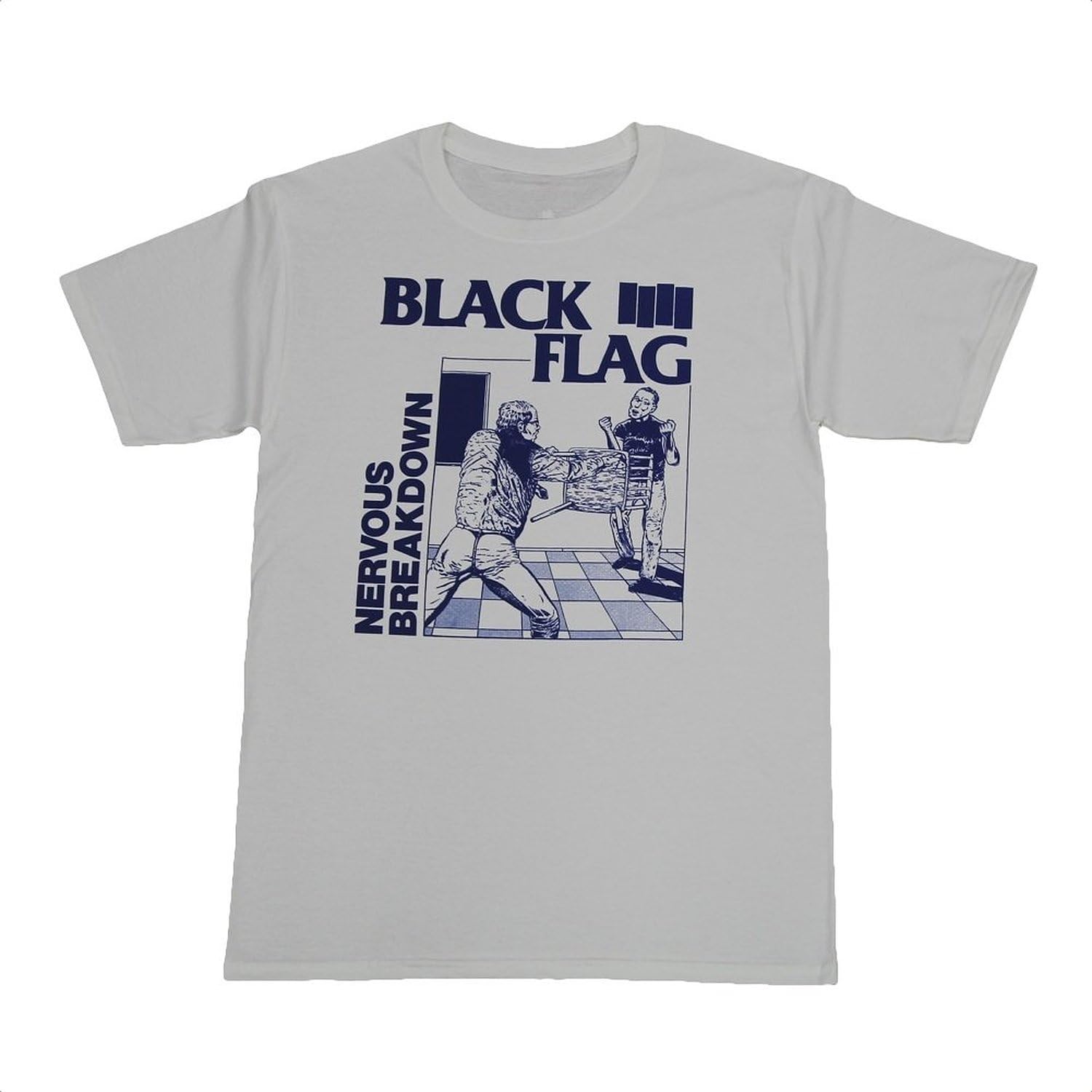 resdd Black Flag Nervous Breakdown T-Shirt