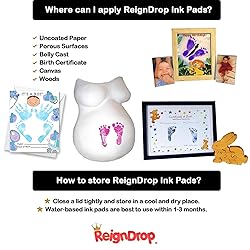 ReignDrop Ink Pad For Baby Footprint & Handprint