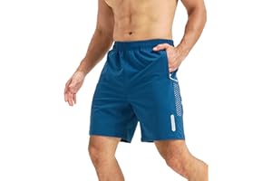 Apprivoise-moi Men's Athletic Shorts Quick Dry Workout Shorts 7"/ 5"/ 9" Lightweight Hiking Linerless
