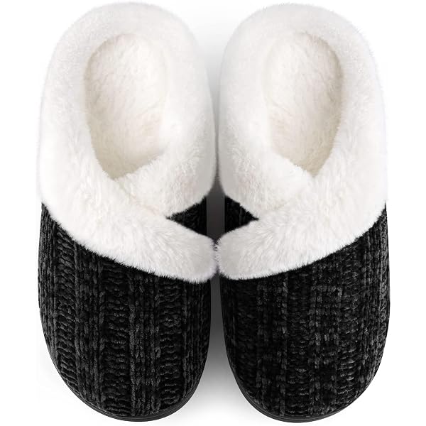 Rcuyyl Cute Mushroom Slippers - Fluffy Fuzzy House Shoes For Women & Men, Winter Warm (Size L8)