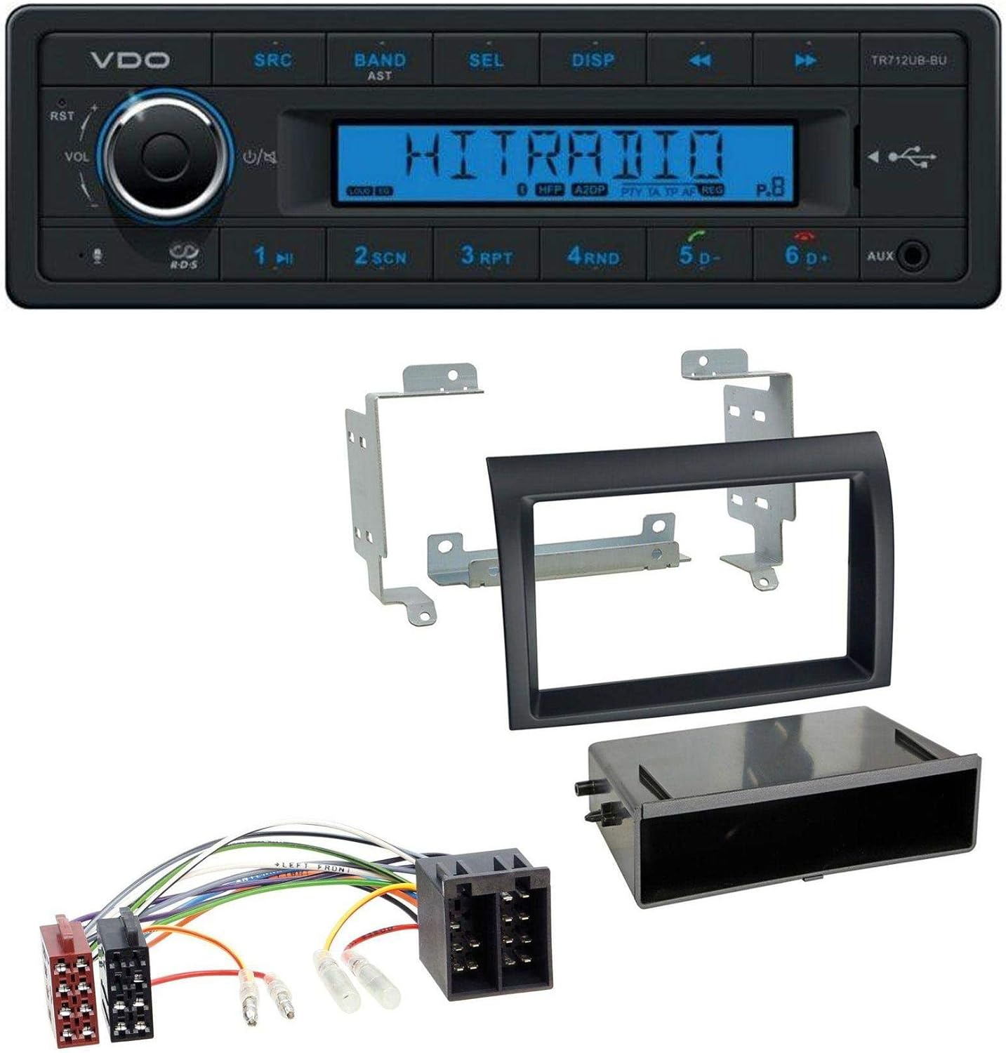 Vdo tr712ub BU Bluetooth AUX USB MP3 Radio de coche para Citroen