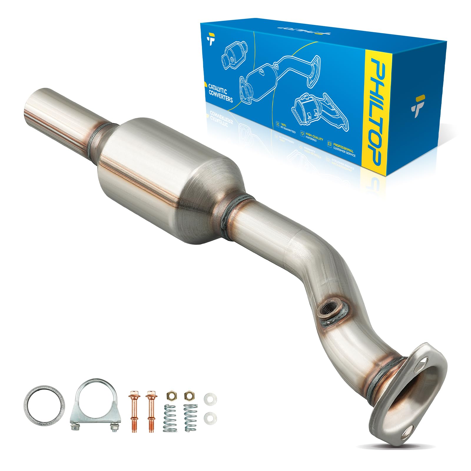 PHILTOP Rear Catalytic Converter Kit Direct-Fit