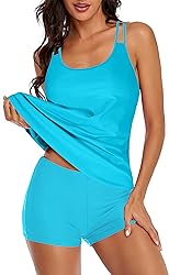UNIQWETO Flowy Tankini Bathing Suits for Women