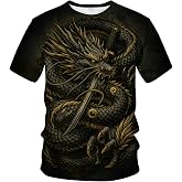 Blissboy Funny Animal Graphic T-Shirt Novelty Short Sleeve Crewneck Shirt
