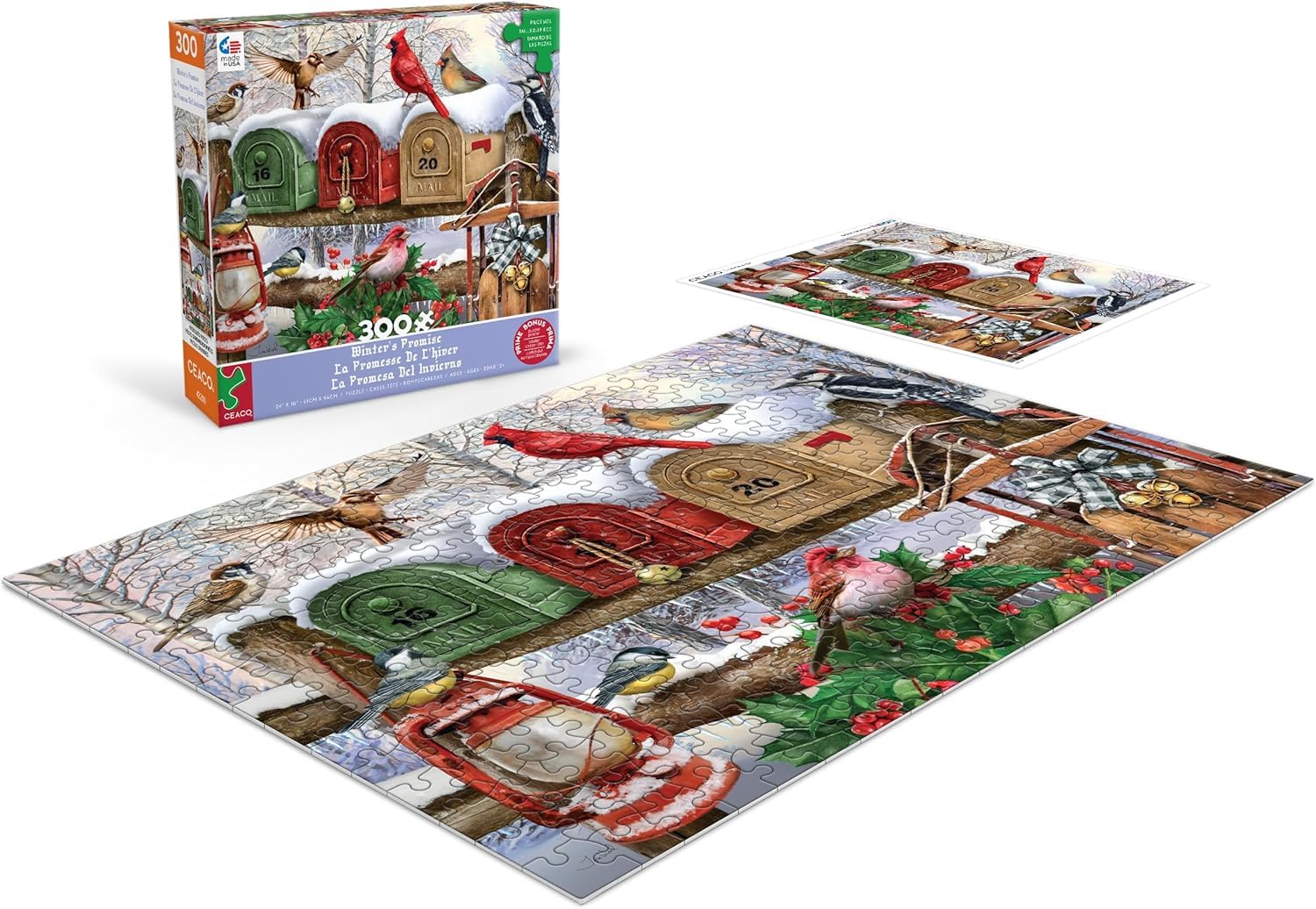 Ceaco - Winter's Promise - 300 Oversized Piece Jigsaw Puzzle
