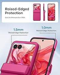 ATATOO for Motorola Razr 2024 Wallet Case with Card