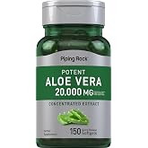 Piping Rock Aloe Vera Supplement | 150 Softgels | Concentrated Herbal Extract | Non-GMO and Gluten Free Formula