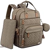 iniuniu Diaper Bag Backpack, 4 in 1 kit Large Unisex Baby Bags for Boys Girls, Waterproof Travel Back Pack with Diaper Pouch