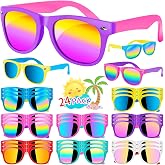 Kids sunglasses bulk, Kids Sunglasses Party Favor, 24Pack Neon Sunglasses with UV400 Protection for Kids, Boys and Girls Age 3-8, Goody Bag Favors, Great Gift for Pool, Birthday Party Supplies