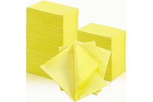 Blazco Dental Bibs 125 Pcs Sheet Dental Bibs Disposable, 3 Ply Waterproof Dentist Bib for Adults & Children, Large Bulk Wipes