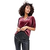 Gap Womens Short Sleeve Puff Sleeve Top Blouse Shirt