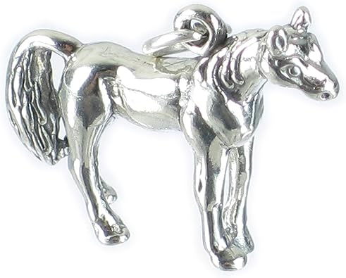 Cavallo Arabo In Argento Sterling Ciondolo 925 X 1 Cavalli Arabi Charms Sslp3676 Amazon It Gioielli