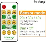 intelamp Solar Security Flood Lights Outdoor Motion Sensor with Remote 2 Pack view 8