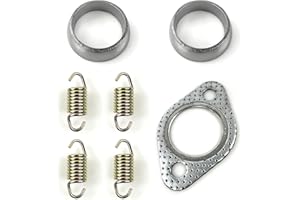 NEIVILU Exhaust Muffler Gasket Seal Spring Rebuild Kit For Polaris Ranger 400 425 500 Hawkeye 400 Scrambler 500 Sportsman 400 450 500 3085075 5240898 7042031 5256385 5243518
