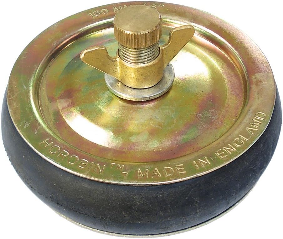 L&S Engineers Steel Drain Test Plug 6" (150mm) Outlet 1/2" Fits 147-165mm ID