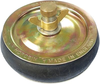 L&S Engineers Steel Drain Test Plug 6" (150mm) Outlet 1/2" Fits 147-165mm ID