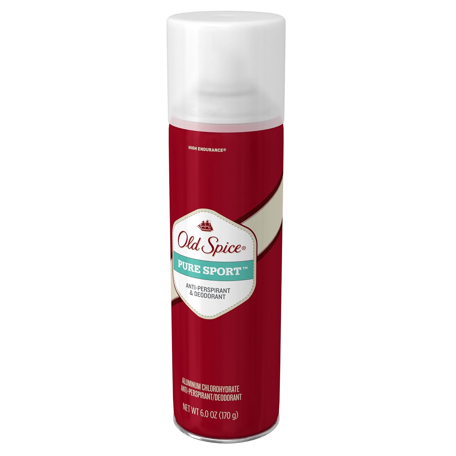 Old Spice Antiperspirant Deodorant for Men, Pure Sport Body Spray, High Endurance Collection, 6 Oz (Pack of 3) : Antiperspirant Deodorants : Beauty