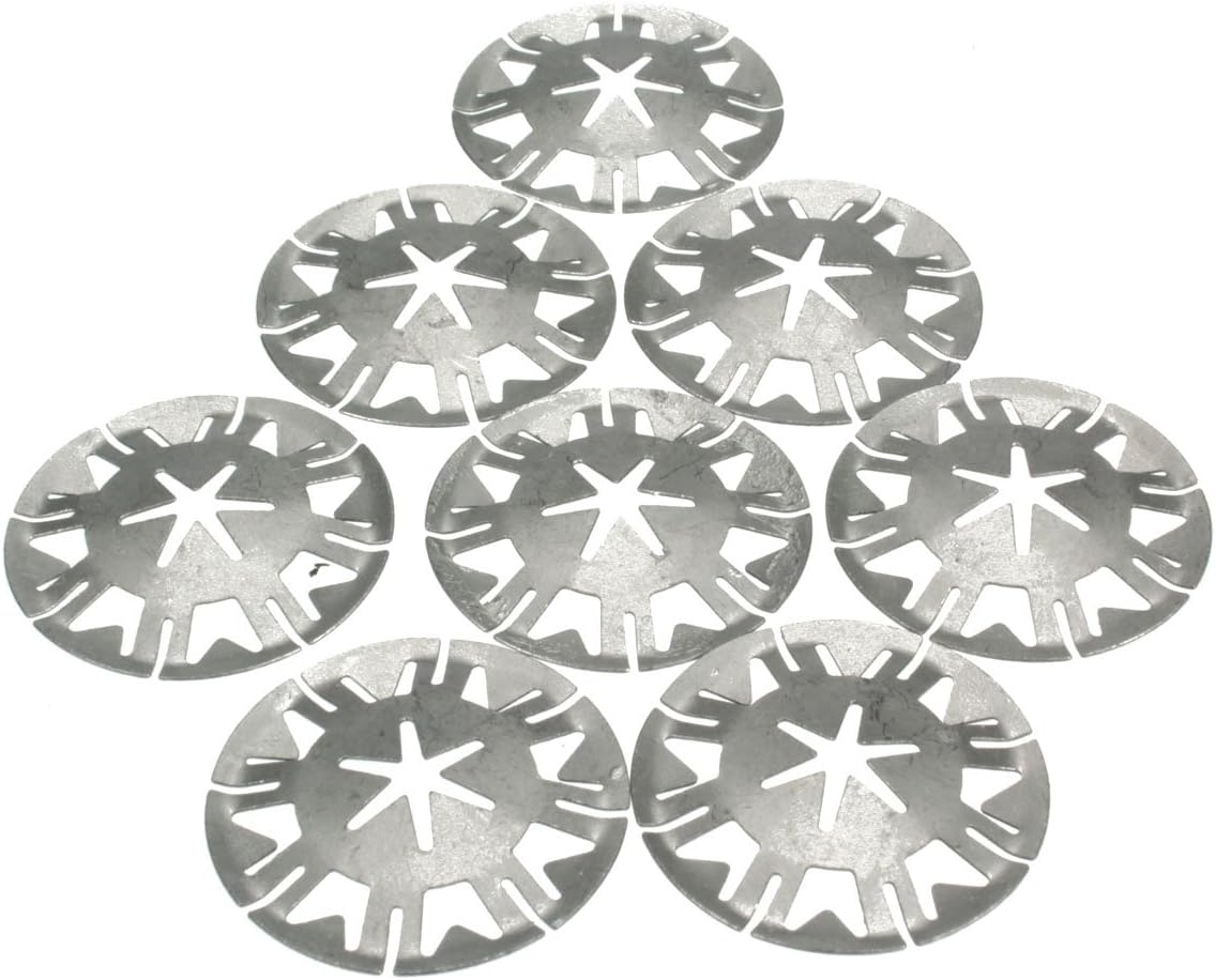 Pigloo 10pcs Exhaust Heat Shield Clip Nut Washers